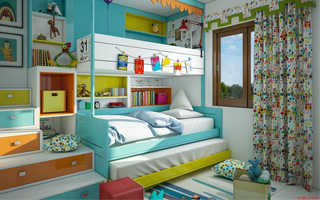 ایده هایی رنگارنگ، برای اتاق کودک و نوجوان